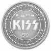 Stříbrná medaile 1 oz KISS 50th Anniversary 2023 BU TEP  Kiss 50. výročí