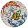 Stříbrná mince Čtyři čínské mýtické legendy Hong 1oz Karta