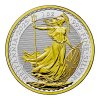 Stříbrná mince 1 oz Britannia 2025 Pozlacená Limitovaná edice