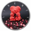 Stříbrná mince 1oz Kolorovaná - Medvídek z růží