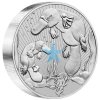 vyrp11 94705 2021 australianplatypusmother baby 10oz silver piedfort coin onedge lowres