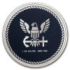 1 oz silver colorized round americas navy u s navy logo 280527 obv