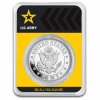 1 oz silver round u s army seal in tep 272650 slab