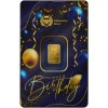 happy birthday germania mint gold minted bar 1g