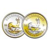 Stříbrná mince 2 x 1 oz Krugerrand Gold Shadow Set  Krugerrand Gold Shadow Set