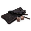 copper gaming dice w leather bag numbered design 304994 rev