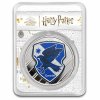 harry potter 1 oz silver houses ravenclaw colorized with tep 296166 slab