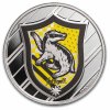 harry potter 1 oz silver houses hufflepuff colorized with tep 296170 rev