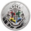 harry potter 1 oz silver houses hufflepuff colorized with tep 296170 a