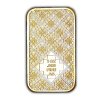 1 oz silver bar gilded 24k gold aztec stone 2