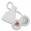 coca cola 1 oz silver holiday round in ornament capsule 312517 rev