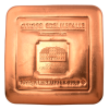 Copper bar Geiger original 1000 g casted .9999
