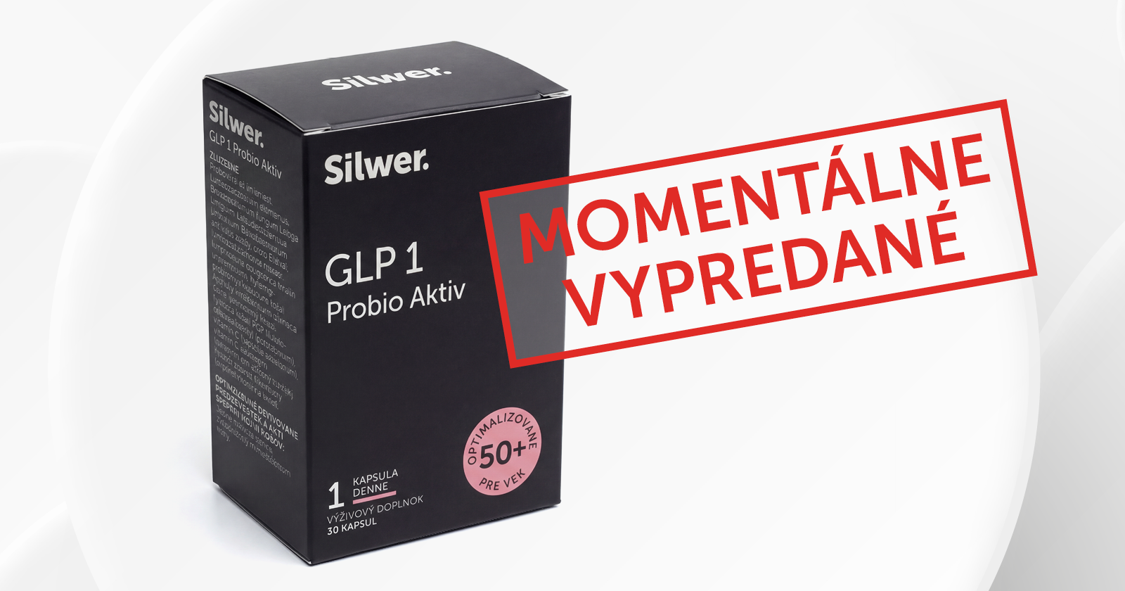 Silwer GLP-1 Probio Aktiv je vypredaný! Predobjednávka s darčekom!