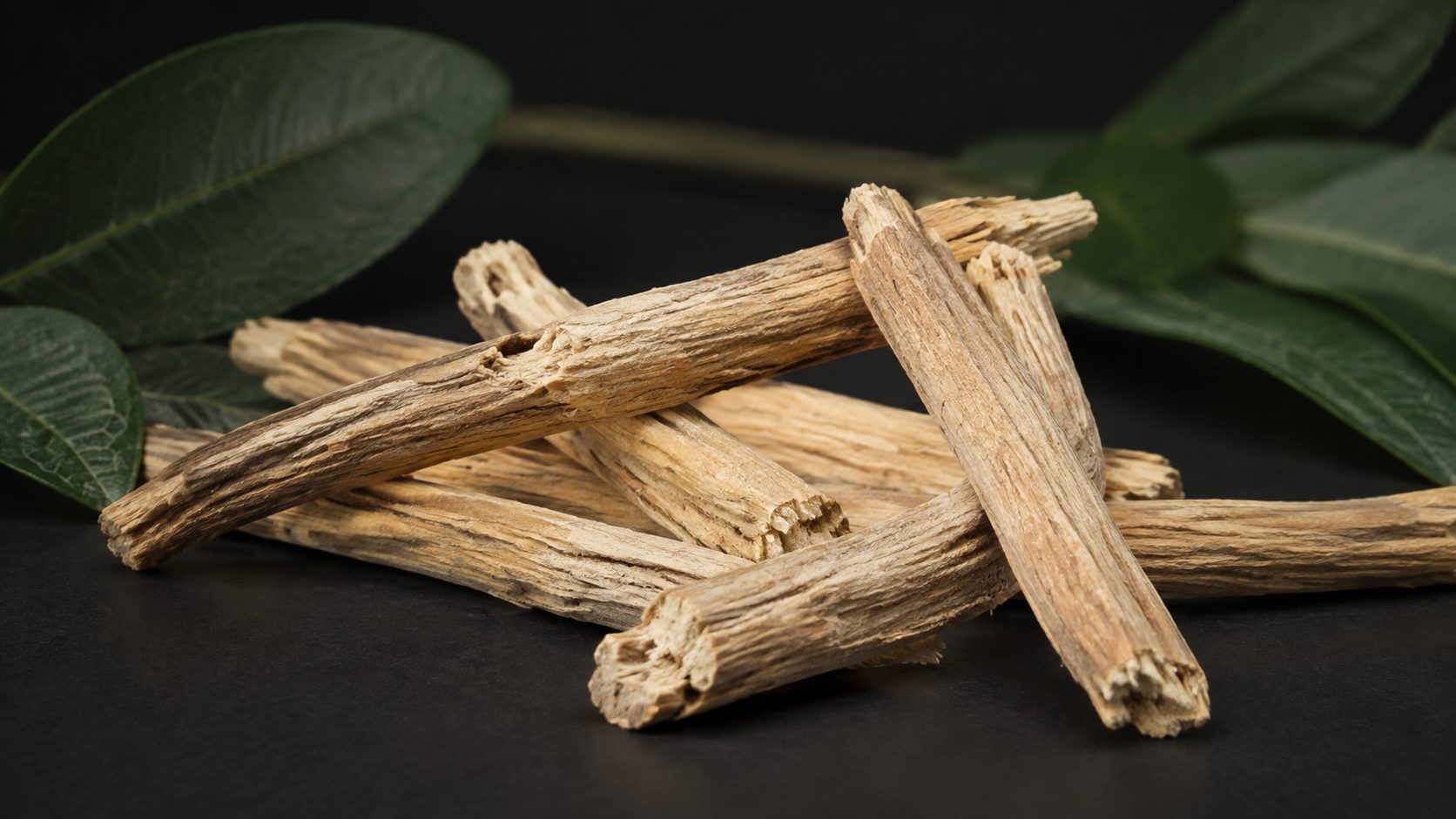 Sušený koreň ashwagandhy — makro