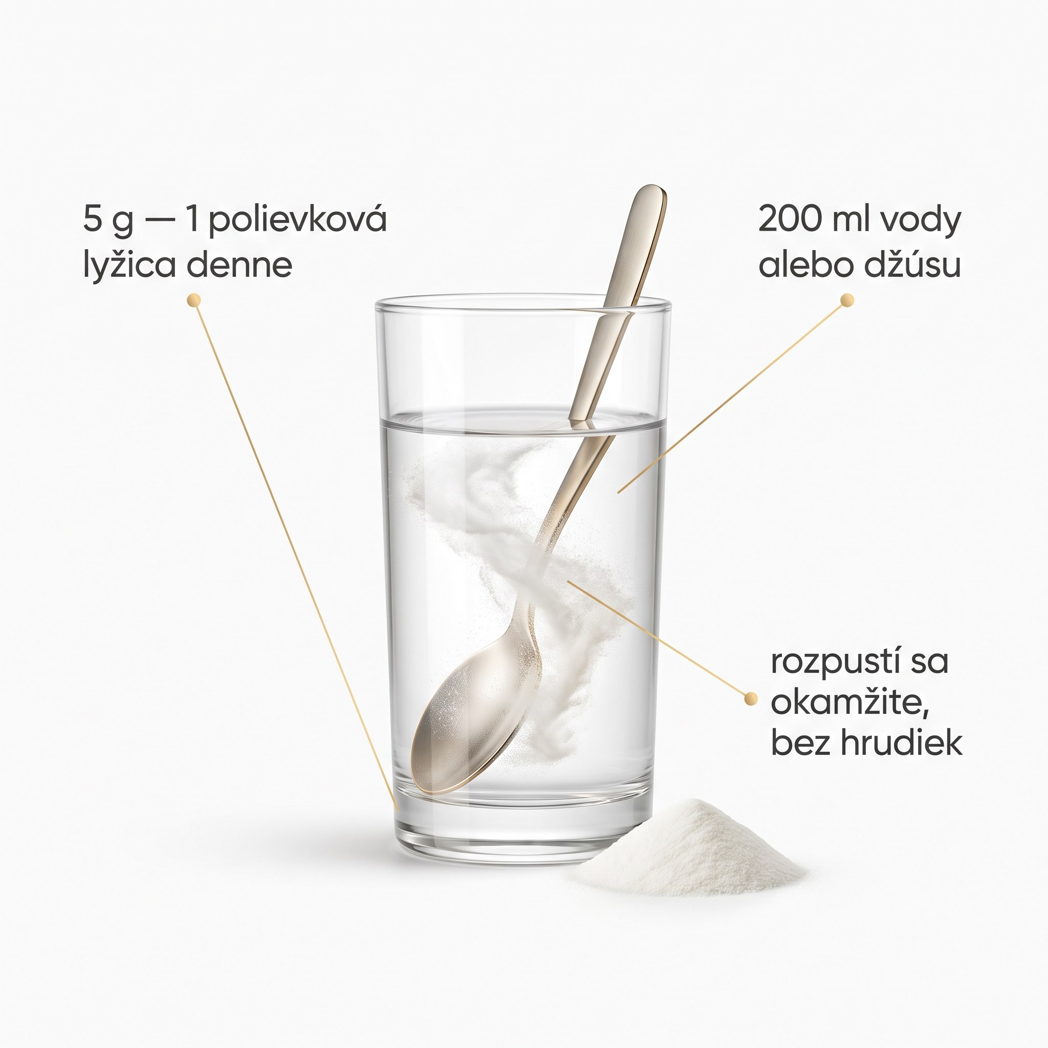 PEPTAN® F 2000 LD — 5 000 mg kolagénových peptidov, malá veľkosť peptidov, okamžitá rozpustnosť