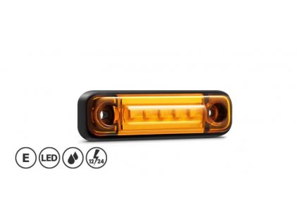 Svítilna LED 12/24V oranžová