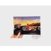 21x14cm print - Ferrari sunset