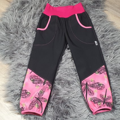 Dívčí softshellové kalhoty, velikost 110.