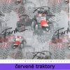 červené traktory