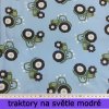 traktory na světle modré