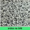 srdce na bílé