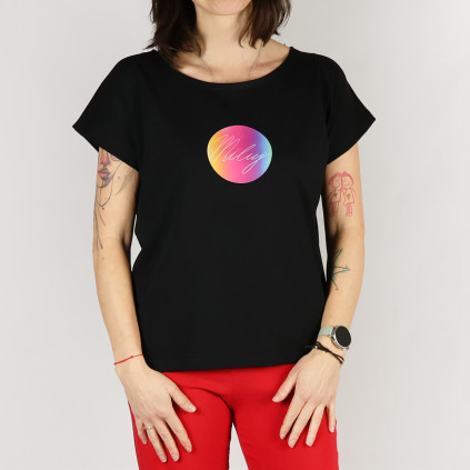 tričko Miluj černé 3