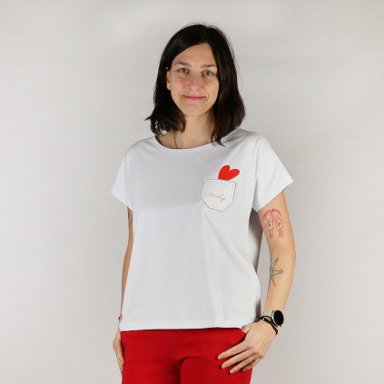 tričko Kapsa bílé