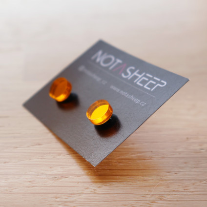 naušnice notasheep oranžové