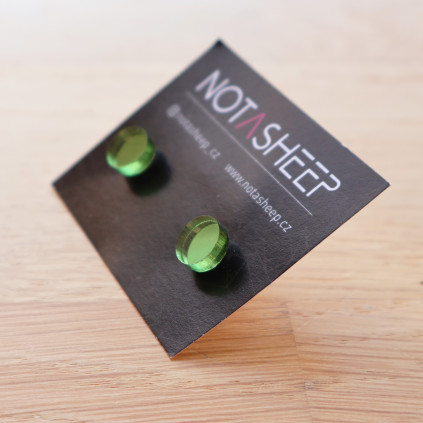 naušnice notasheep sv. zelené