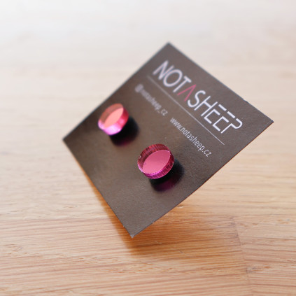 naušnice notasheep růžové