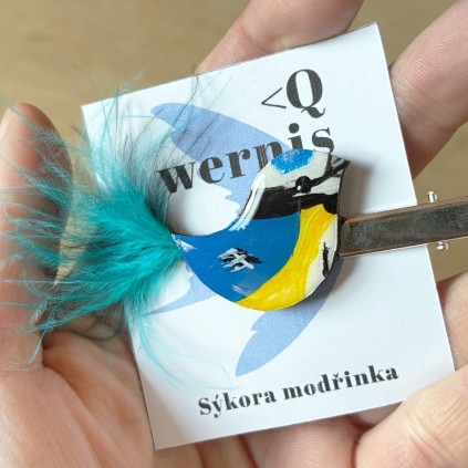 spona wernis sýkora modřinka