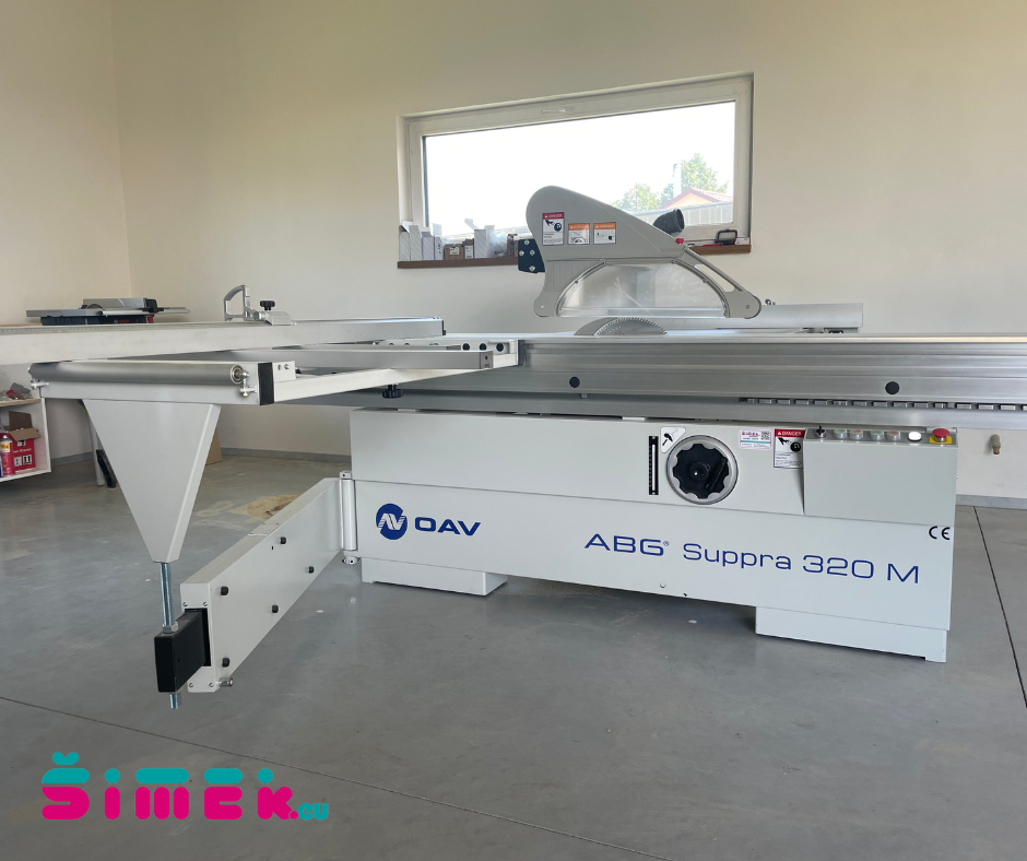 Dovoz a zprovoznění formátovací pily ABG Suppra 320 M