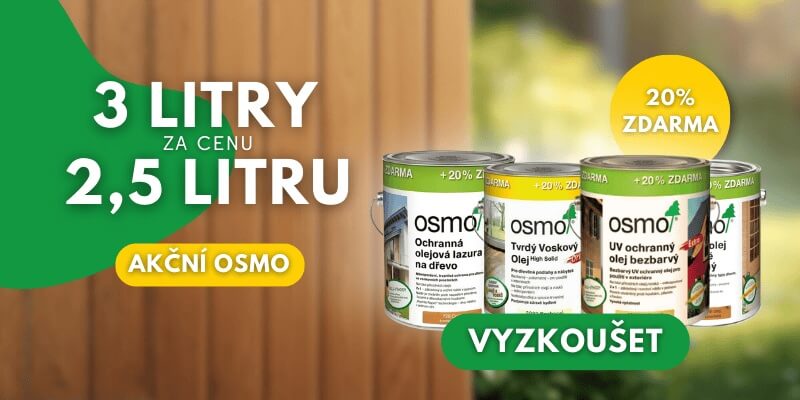 Akce Osmo: 20% balení navíc ZDARMA!