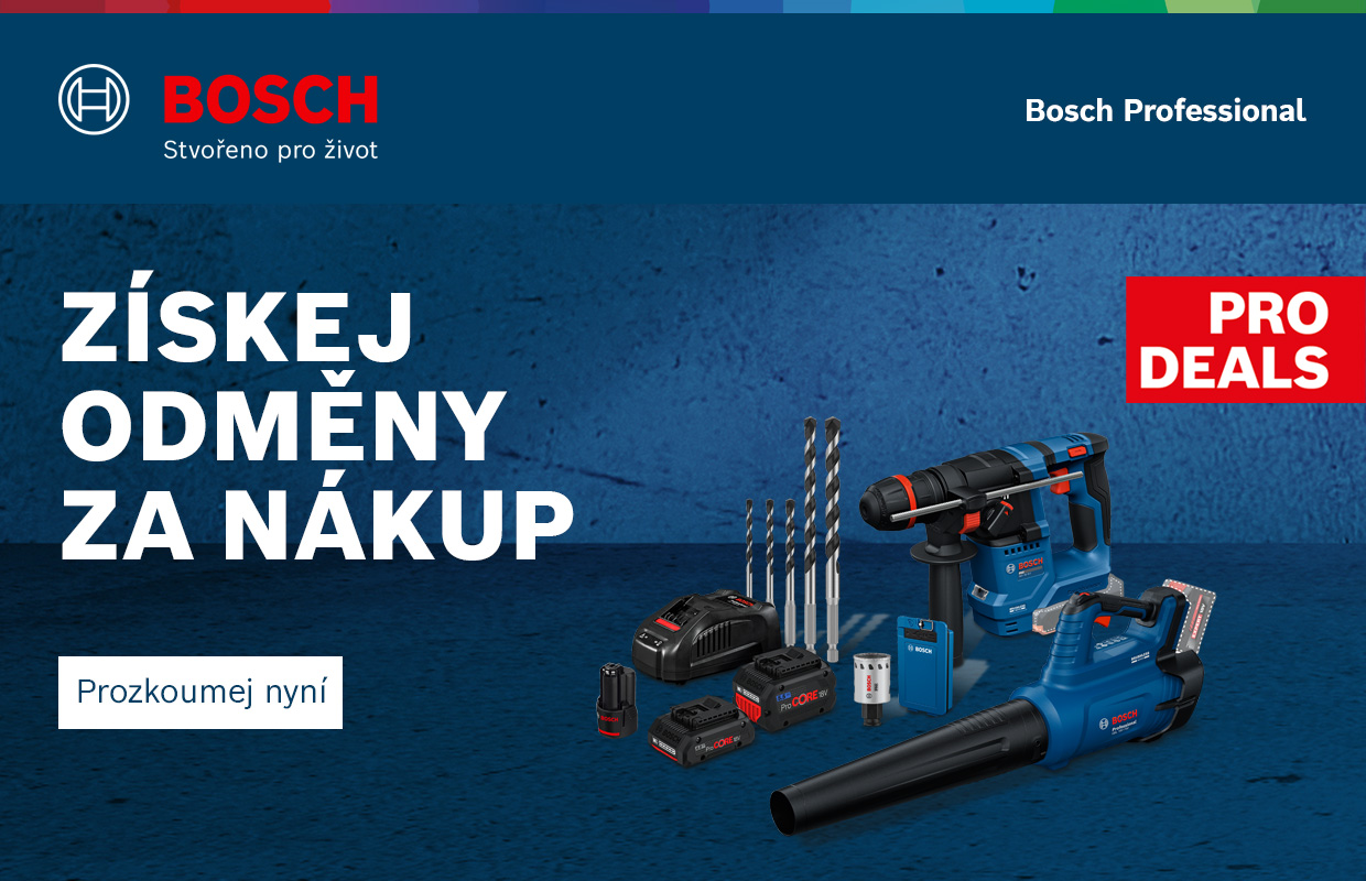 BOSCH PRO DEALS - získej odměnu za nákup
