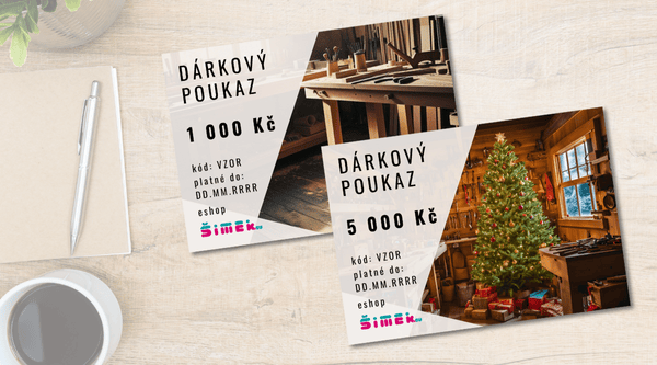 NOVINKA: Dárkové poukazy!