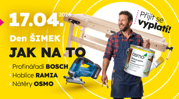 ŠIMEK den JAK NA TO - OSMO, RAMIA a BOSCH