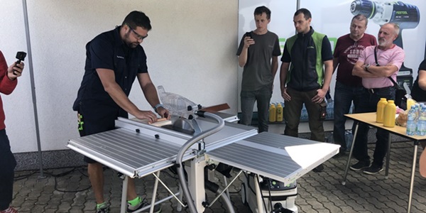 Festool show - pila TKS80 - 2020