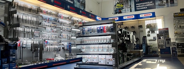Nový prodejní koutek Bosch