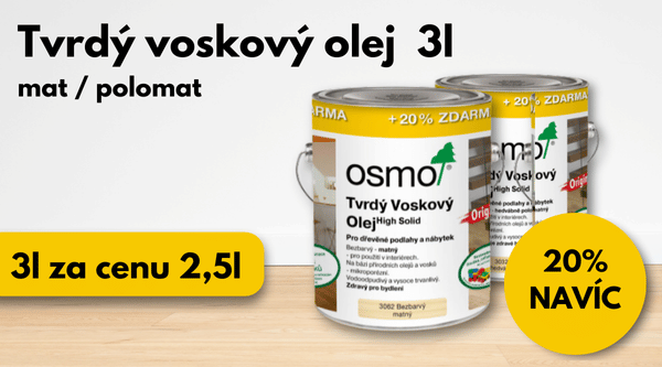 Akcia Osmo: 20% balenie navyše ZADARMO!