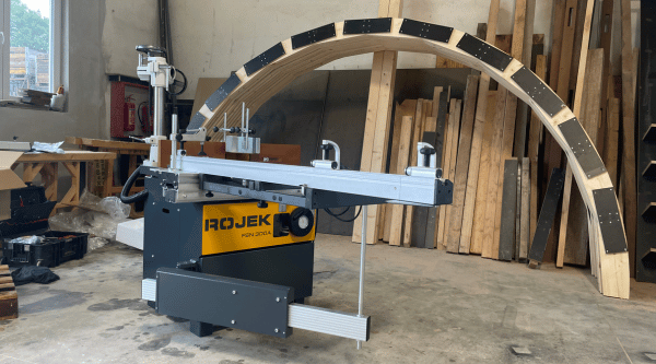 Ustavení spodní frézky Rojek