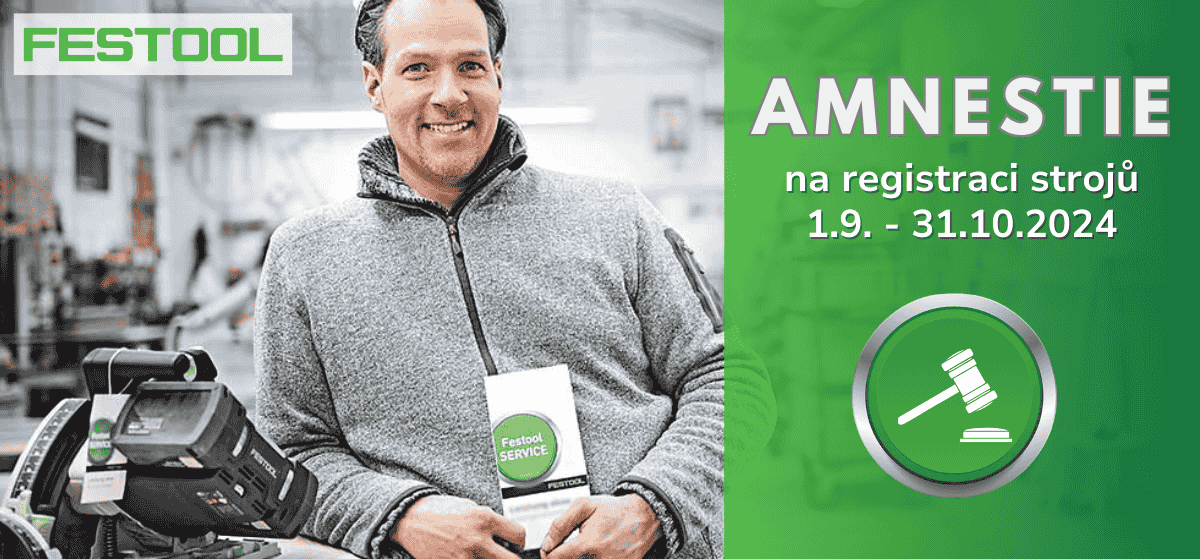 Získejte dodatečně Festool záruku all-inclusive