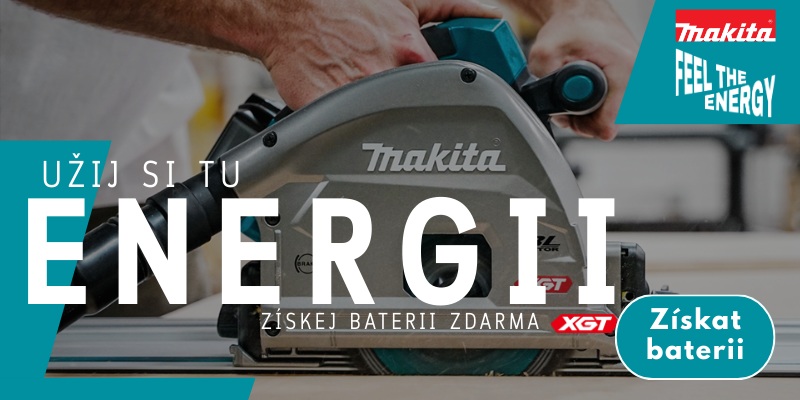 Makita XGT baterie zdarma