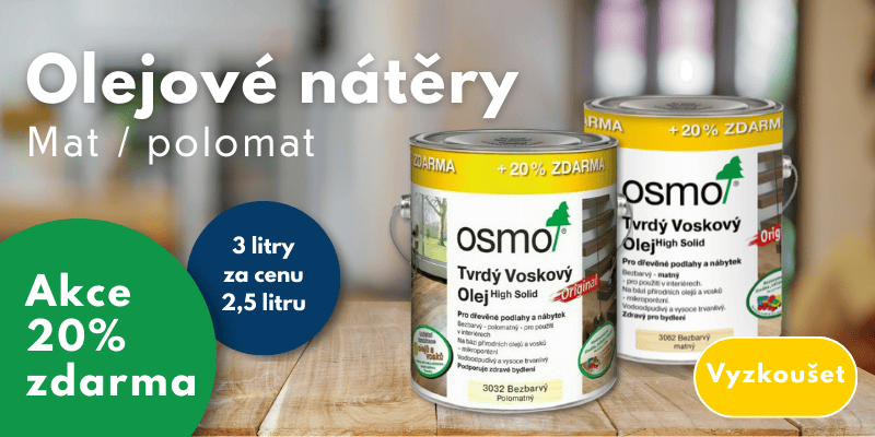 OSMO 3l za cenu 2,5l