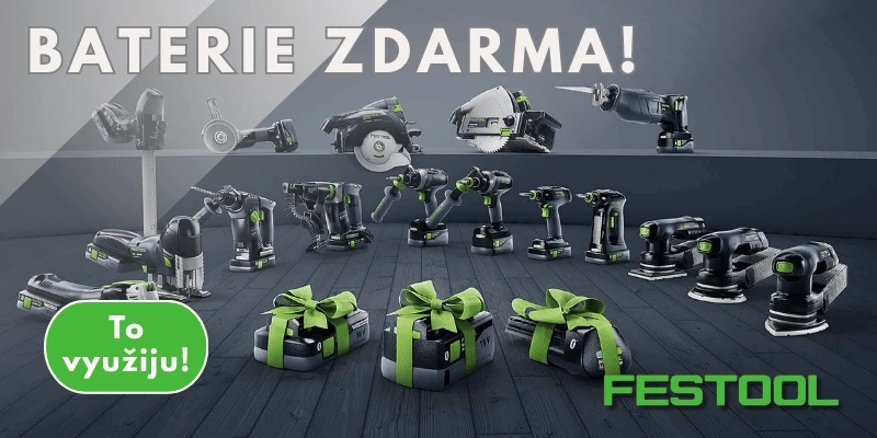 Festool baterie zdarma