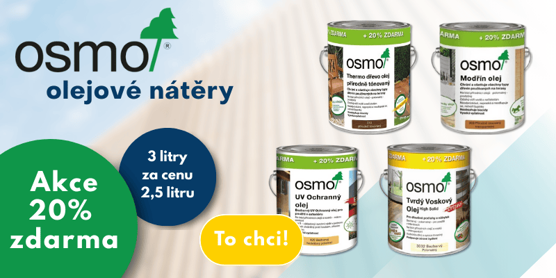OSMO 3l za cenu 2,5l