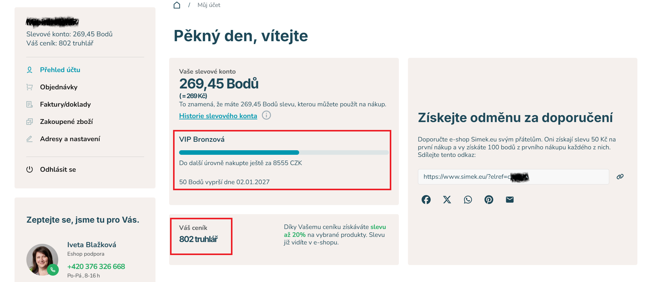 účet-registrace