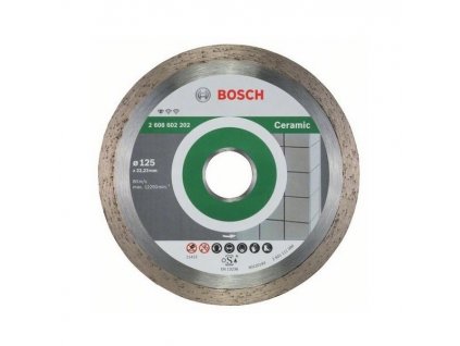 168928|||Hlavní obrázek Bosch diamantový řezný kotouč Standard for Ceramic 125 mm