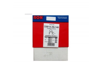 Hlavní obrázek Ron spona 338/14 Zn 140 m 6.720ks v balení