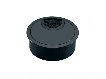 230957|||Hlavní obrázek Hettich kabelová průchodka kulatá s kartáčkem