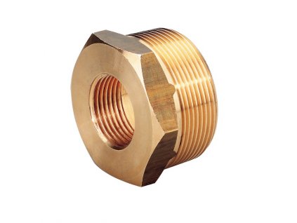 152156|||Hlavní obrázek Schneider krátká mosazná redukce R 3/8"a x R 1/4"i